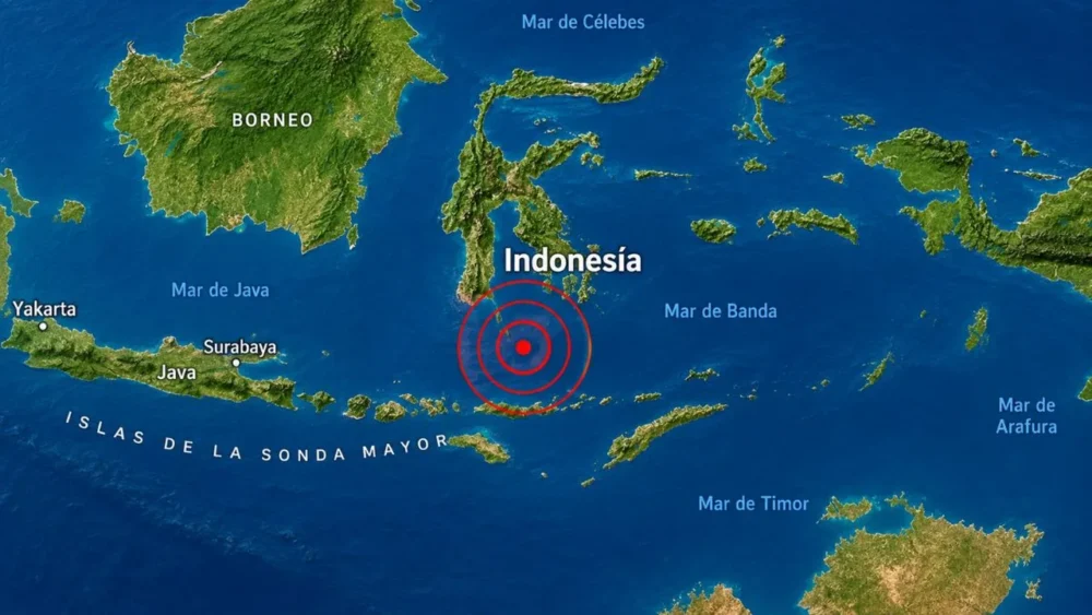 Terremoto de magnitud 7,7 sacude Indonesia y activa alerta de tsunami