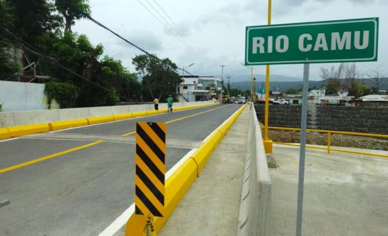 MOPC abre al tránsito el puente Antonio Guzmán en La Vega