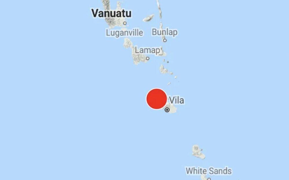 Sismo de 6,1 sacude Vanuatu
