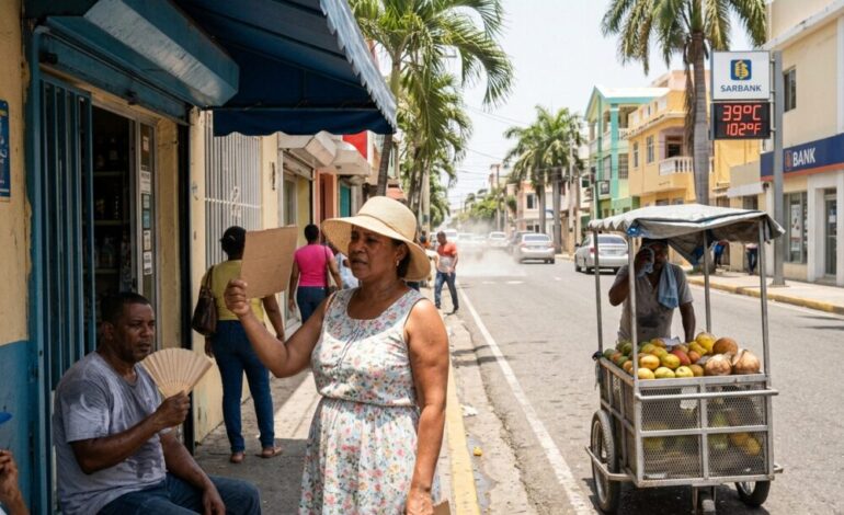 Sensación térmica alcanza los 47 °C
