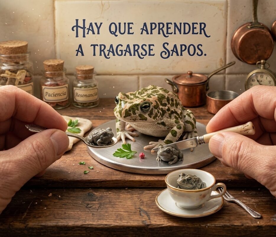 En política hay que aprender a tragarse sapos