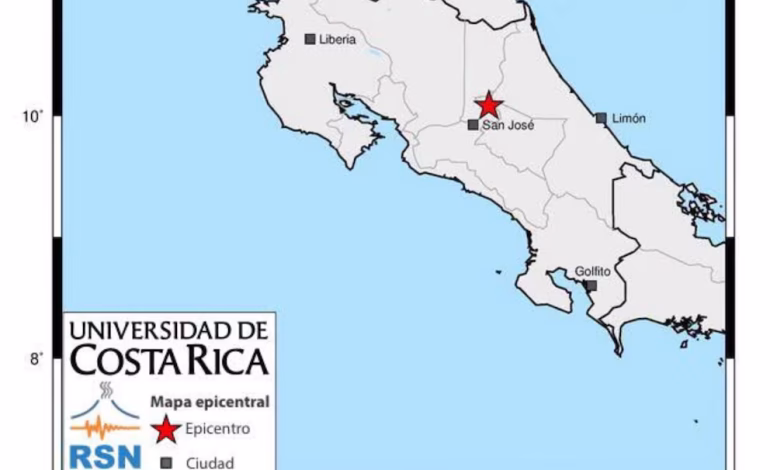 Dos fuertes sismos sacuden Costa Rica y dejan más de 30 réplicas