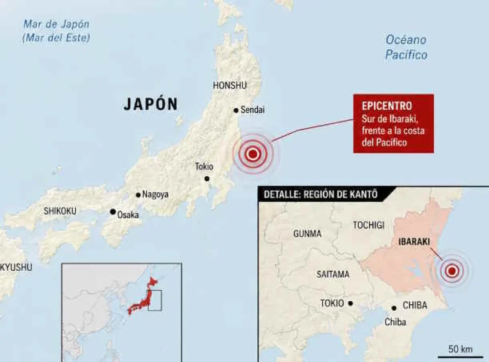 ¡JAPÓN TIEMBLA! Sismo de 5.9 sacude Tokio