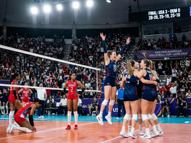 EE. UU. derrota a RD y conquista la Copa Panamericana de Voleibol