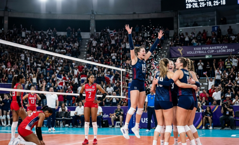 EE. UU. derrota a RD y conquista la Copa Panamericana de Voleibol