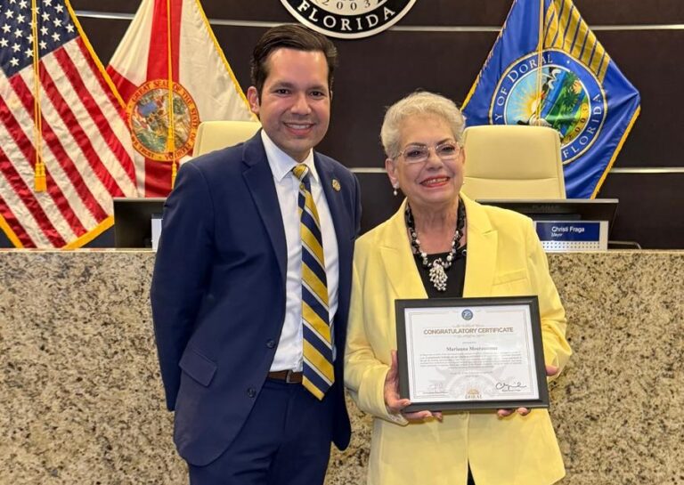Chef Marianna Montanaro recibe reconocimiento por 27 años de trayectoria empresarial