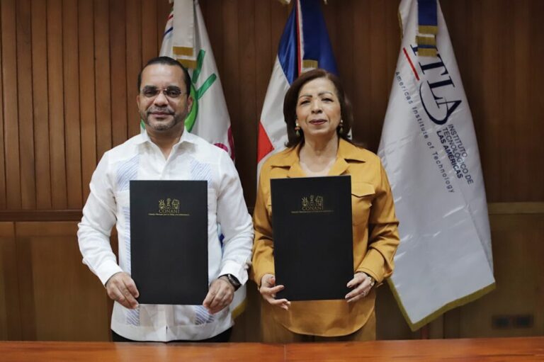Conani e ITLA renuevan acuerdo para capacitar en tecnología a niños bajo protección estatal