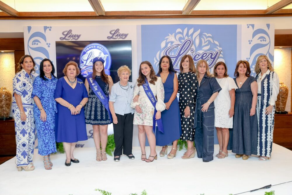 Noah Yunén Beras-Goico es presentada como madrina del Licey para la temporada 2026-2027