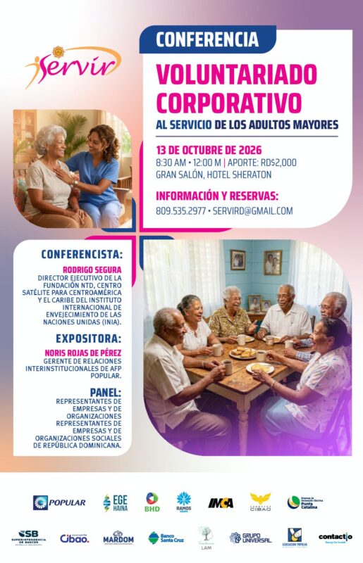 SERVIR-D promoverá voluntariado corporativo en favor de los adultos mayores