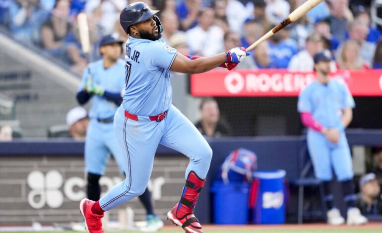 Vladimir Guerrero Jr. explota con jonrón y 5 carreras impulsadas