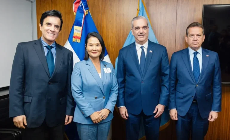 Abinader y Keiko Fujimori buscan elevar relaciones entre RD y Perú