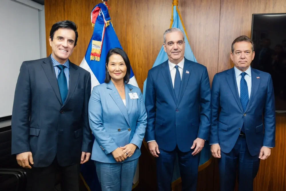 Abinader y Keiko Fujimori buscan elevar relaciones entre RD y Perú