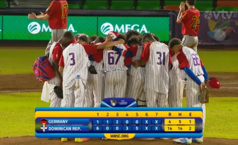 ¡República Dominicana aplasta a Alemania y avanza por nocaut!
