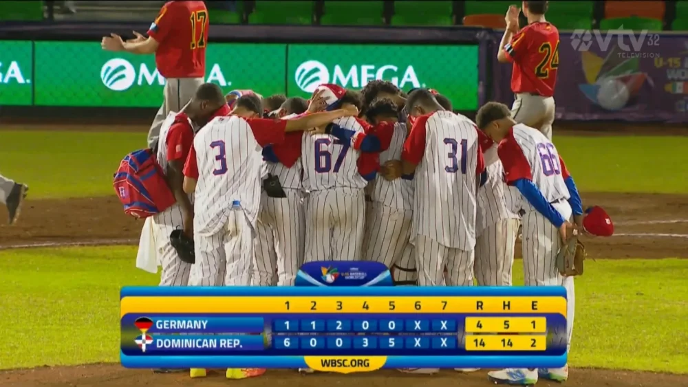 ¡República Dominicana aplasta a Alemania y avanza por nocaut!
