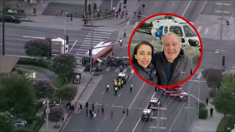 “Tragedia en Los Ángeles: helicóptero de NBC se estrella y deja tres muertos”.