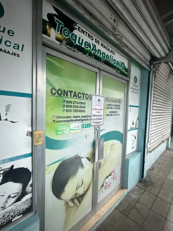 Salud Pública cierra centro de masajes por operar sin habilitación