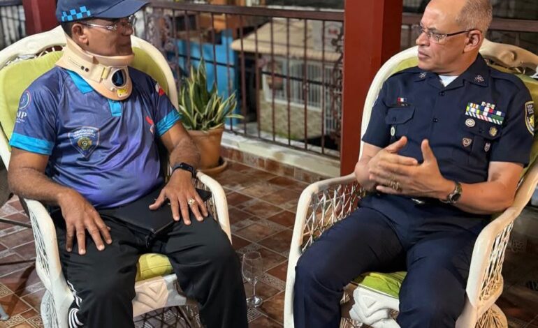 General Jacobo Mateo Moquete se recupera tras accidente múltiple