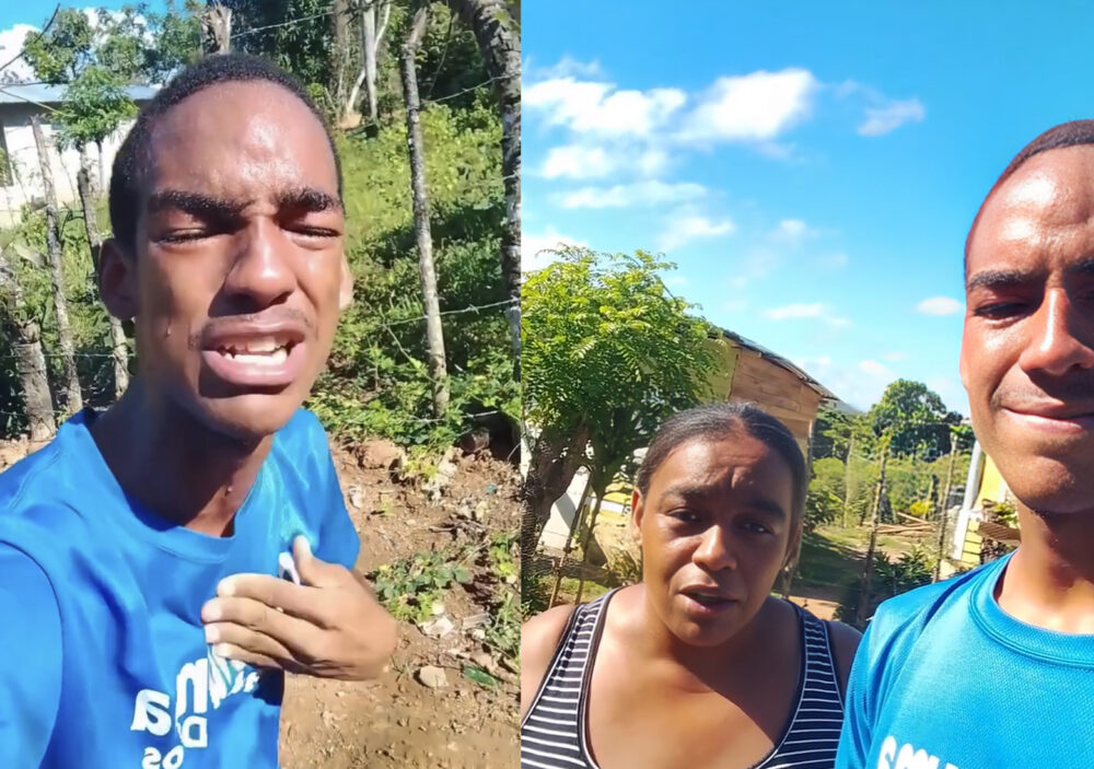 Creador de contenido dominicano denuncia robo de alambres que usaría para llevar electricidad a su casa