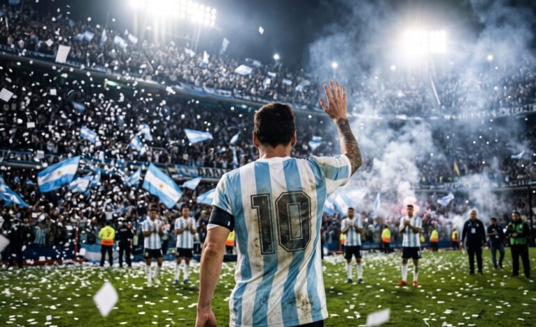 Messi se despide de Argentina con gol y dos asistencias en una noche histórica