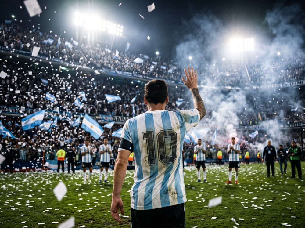 Messi se despide de Argentina con gol y dos asistencias en una noche histórica