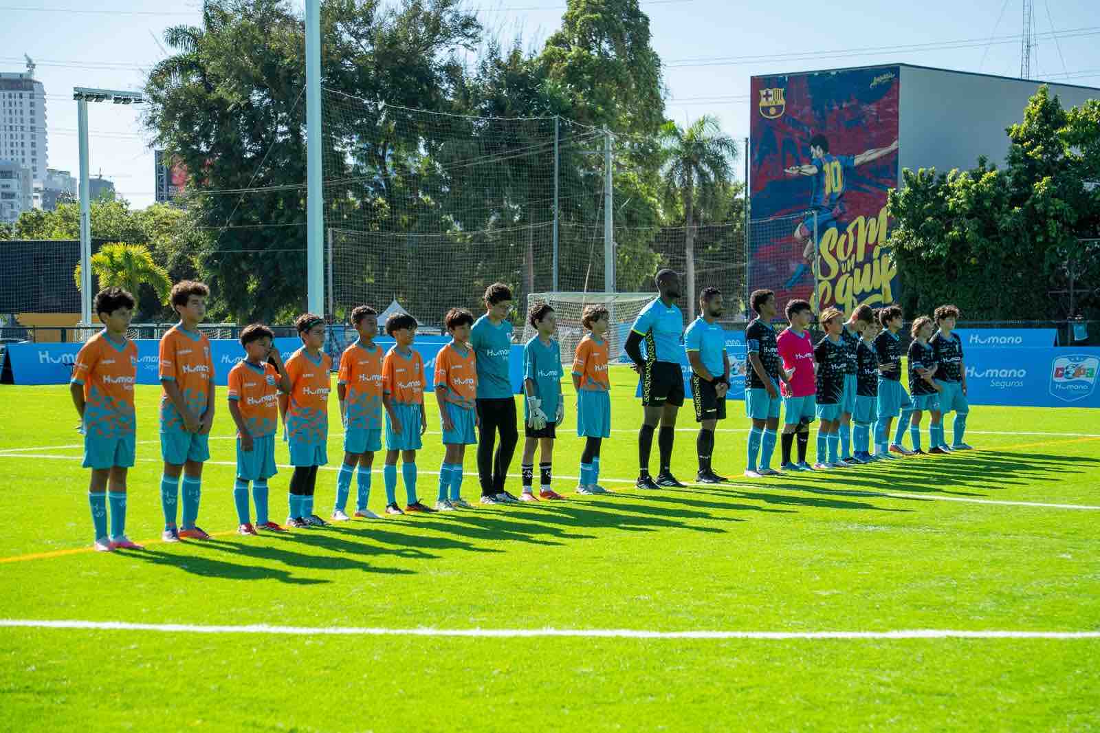 Humano Seguros inaugura la cuarta Copa Intercolegial de Fútbol con 20 colegios y 336 jugadores