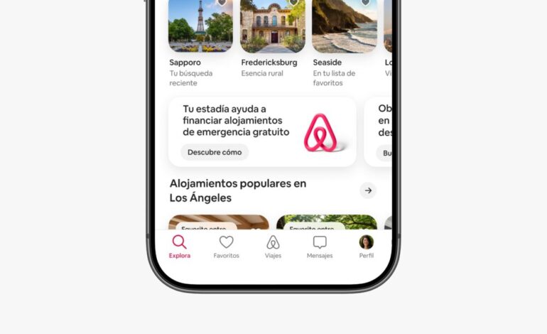 Airbnb destinará US$500 millones a alojamiento gratuito para personas en situaciones de crisis
