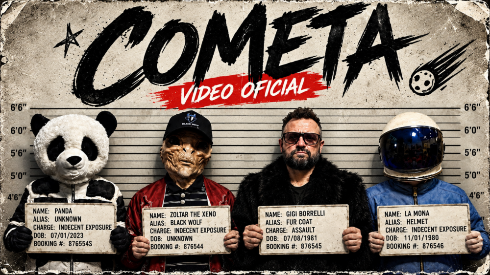 Gigi Borrelli presenta “Cometa”, un videoclip que combina humor y emociones