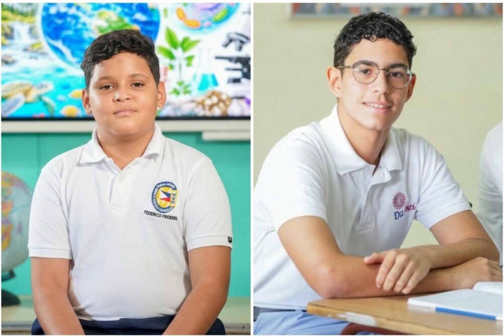 Gobierno reconoce a dos estudiantes dominicanos por su excelencia académica