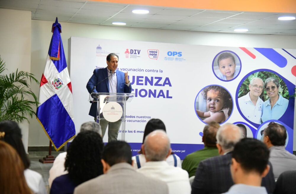Salud Pública inicia jornada contra la influenza con más de 400,000 dosis disponibles