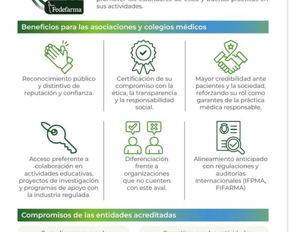 Fedefarma promueve sello de ética y buenas prácticas para eventos del sector salud