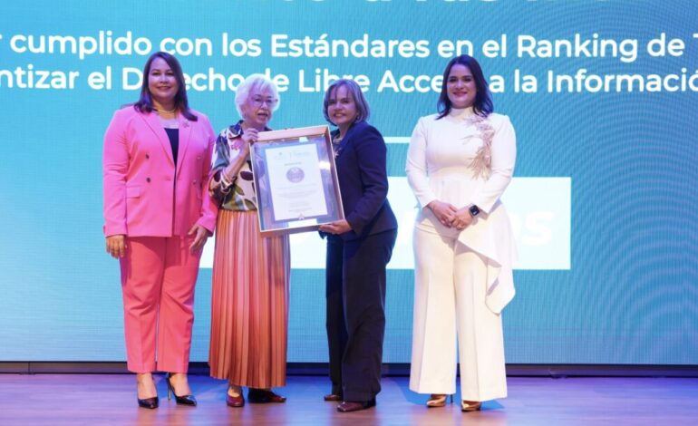 TSE recibe máxima calificación de oro en el Ranking de Transparencia