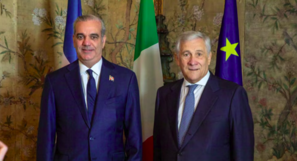 Abinader y Tajani acuerdan impulsar inversiones y cooperación contra el narcotráfico