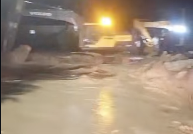 Villa Los Indios: fuertes lluvias afectan la zona donde se construye un puente