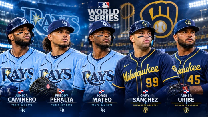 Cinco dominicanos ponen sabor quisqueyano a la Serie Mundial
