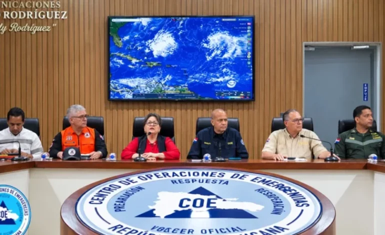 COE pone 22 provincias y el Distrito Nacional en alerta verde por lluvias