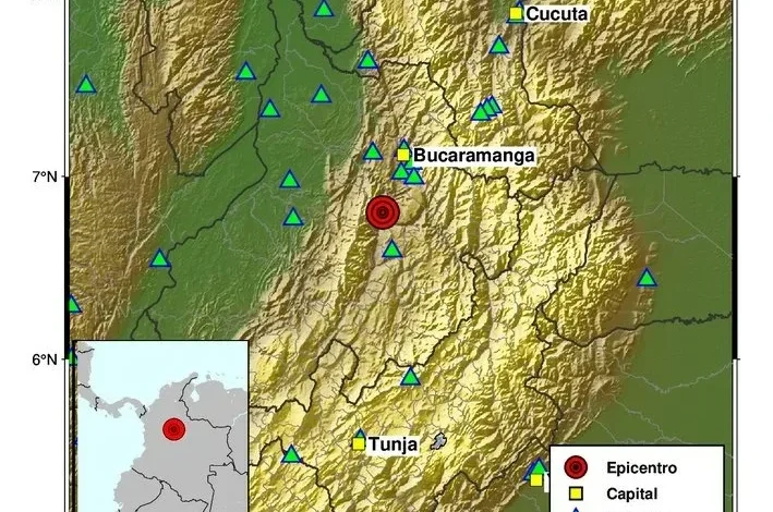 Sismo de magnitud 5,0 sacude Colombia sin reportes de daños