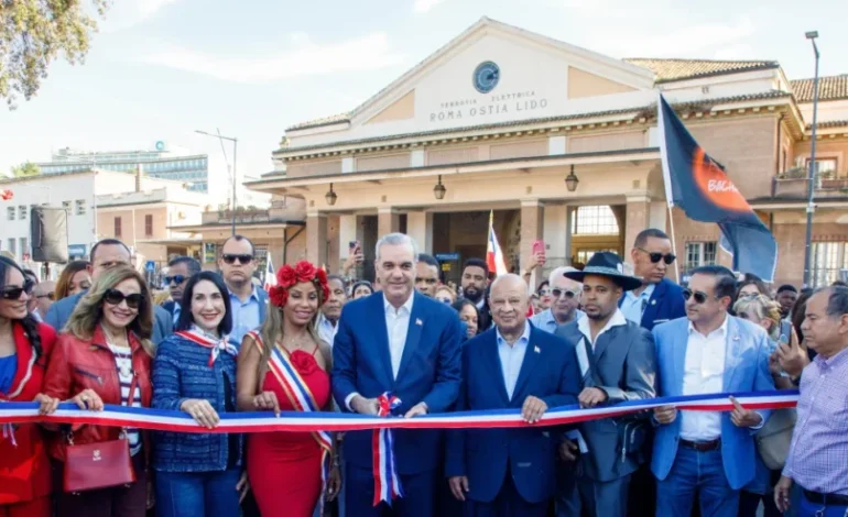 Abinader inaugura en Roma la Parada Dominicana y destaca a la diáspora