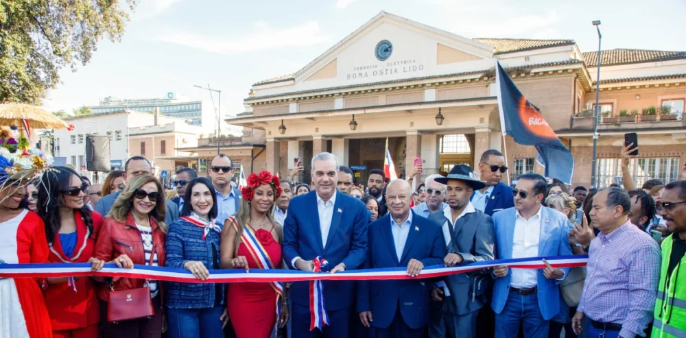 Abinader inaugura en Roma la Parada Dominicana y destaca a la diáspora